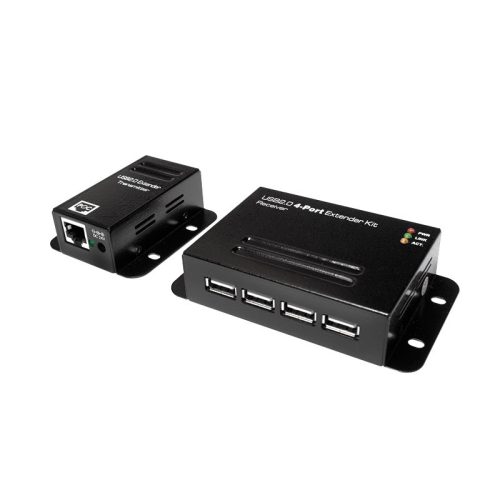 Logilink USB 2.0 Cat.5 hosszabító akár 50m-ig 4-port hub, POE