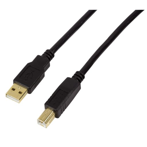 Logilink USB 2.0 AM/BM aktív ismétlő kábel, 10m (UA0264)