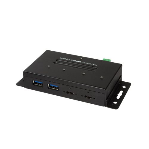 Logilink USB 3.2 Gen 2 Hub, 4-port, 2x USB-AF + 2x USB-CF Combo Hub, fém (UA0316)