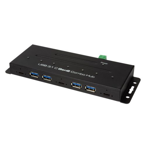 Logilink USB 3.2 Gen 2 Hub, 7-port, 4x USB-AF + 3x USB-CF Combo Hub, fém (UA0319)