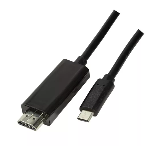 Logilink USB 3.2 Gen 1x1 USB-C  M és HDMI 2.0 közötti kábel, 1,8m (UA0329)