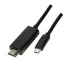 Logilink USB 3.2 Gen 1x1 USB-C  M és HDMI 2.0 közötti kábel, 1,8m (UA0329)