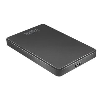  Logilink 2,5" külső ház USB 3.0, , csavarmentes, fekete (UA0339)