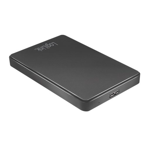 Logilink 2,5" külső ház USB 3.0, , csavarmentes, fekete (UA0339)