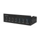 Logilink USB 3.0 hub 5,25", 7 portos, belső, gyorstöltő porttal, fekete (UA0342)