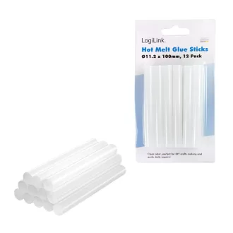   Logilink Ragasztórudak WZ0051 ragasztó pisztolyhoz, O11,2 mm, 12 db (WZ0054)