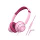  MEE audio KIDJAMZ KJ45 hallást védő mikrofonos fejhallgató gyermekeknek limitált hangnyomással pink (MEE-HP-KJ45-PK) 