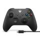  Microsoft Xbox Series X/S vezeték nélküli kontroller fekete + USB-C kábel (1V8-00002/1V8-00015) 