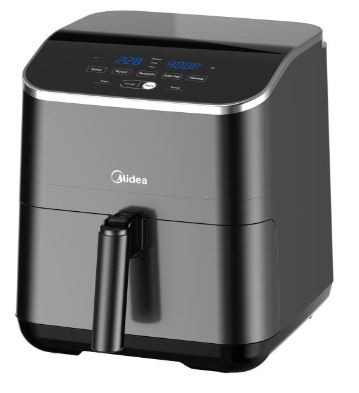  MIDEA Air Fryer, forrólevegős fritőz, fekete, MAD55005APKH 