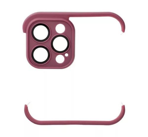  Mini bumper Apple iPhone 12 Pro Max szilikon tok cseresznye (74466) 