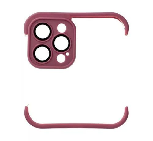  Mini bumper Apple iPhone 12 Pro szilikon tok cseresznye (74462) 