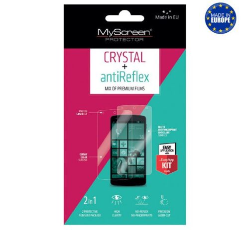  MYSCREEN CRYSTAL/ANTIREFLEX képernyővédő fólia (2 féle típus) ÁTLÁTSZÓ / TÜKRÖZŐDÉSMENTES [LG G Flex (D955)] 