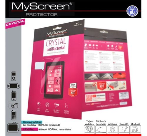  MYSCREEN CRYSTAL képernyővédő fólia (3H) ÁTLÁTSZÓ [Samsung Galaxy Core Prime LTE (SM-G361)] 