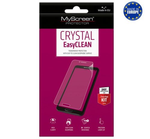  MYSCREEN CRYSTAL képernyővédő fólia (3H, NEM íves) ÁTLÁTSZÓ [Motorola Moto G6 Play (XT1922)] 