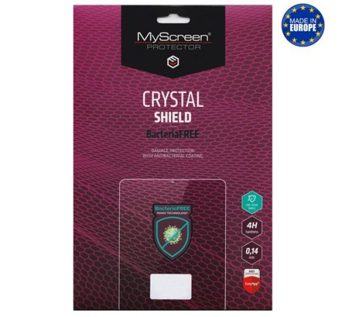  MYSCREEN CRYSTAL BacteriaFREE képernyővédő fólia (antibakteriális, 4H, NEM íves) ÁTLÁTSZÓ [Huawei Mediapad T5 10 WIFI] 