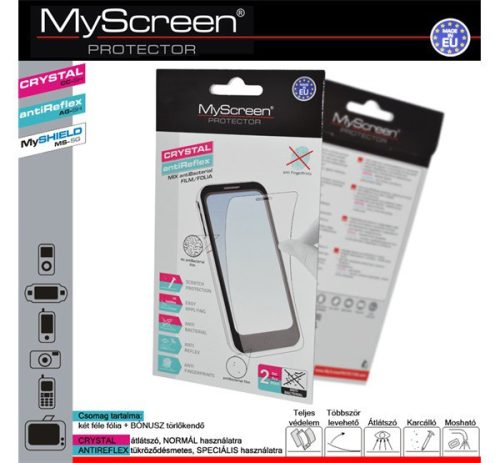  MYSCREEN CRYSTAL/ANTIREFLEX képernyővédő fólia (2 féle típus) ÁTLÁTSZÓ / TÜKRÖZŐDÉSMENTES [LG L70+ L Fino Dual (D295)] 