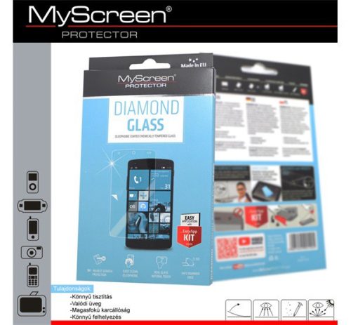  MYSCREEN DIAMOND GLASS képernyővédő üveg (extra karcálló, ütésálló, 0.33mm, 9H) ÁTLÁTSZÓ [LG K4 2017 (M160)] 