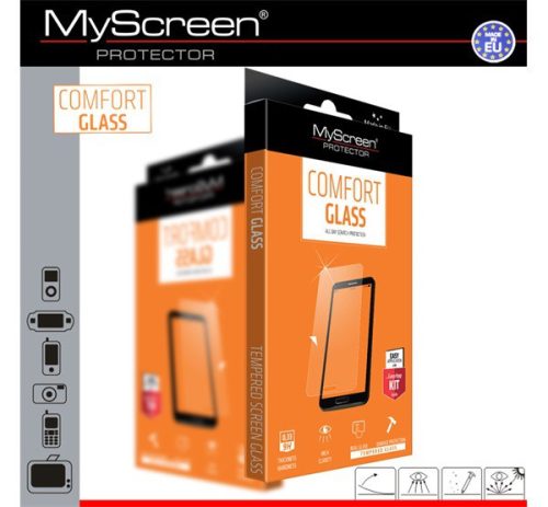  MYSCREEN COMFORT GLASS képernyővédő üveg (extra karcálló, ütésálló, 0.33mm, 9H) ÁTLÁTSZÓ [Samsung Galaxy Grand Prime 2015 (SM-G531F)] 