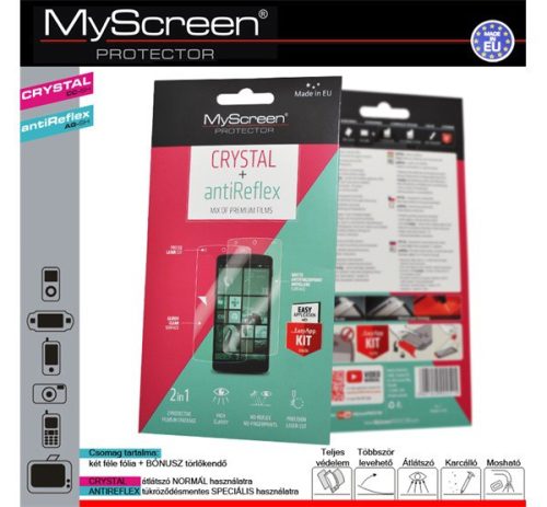  MYSCREEN CRYSTAL/ANTIREFLEX képernyővédő fólia (2 féle típus) ÁTLÁTSZÓ / TÜKRÖZŐDÉSMENTES [LG G4 (H815)] 