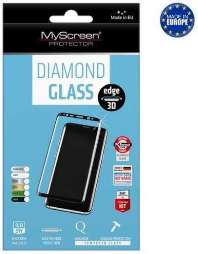  MyScreen Diamond Glass Edge Xiaomi Redmi Note 13 Pro Plus 5G 3D kijelzővédő üveg fekete kerettel (5904433228138) 