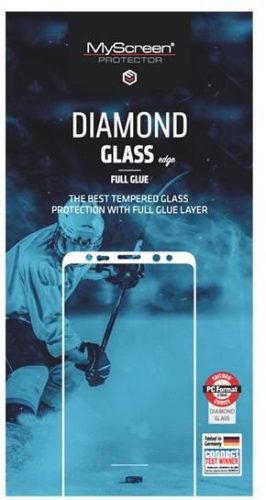  MyScreen Diamond Glass Edge Samsung Galaxy A14 4G (SM-A145) 2.5D kijelzővédő üveg fekete kerettel (5904433215244) 