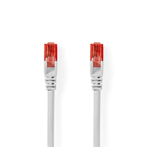  Nedis Cat 6 kábel, RJ45 (8P8C) dugasz-RJ45 (8P8C) dugasz, UTP , 1.00 m, fehér 