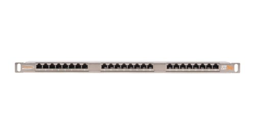  Nikomax STP patch panel cat.5e 24 port 19" 0.5U árnyékolt (NMC-RP24SD2-HU-MT) 