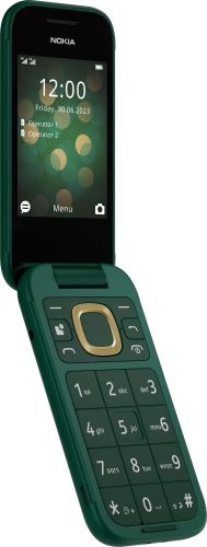  Nokia 2660 Flip Dual-Sim mobiltelefon zöld (1GF011EPJ1A05) 