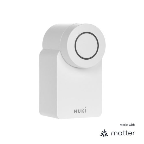  Nuki Smart Lock 4.generációs okos zár fehér (NUKI-SMARTLOCK4-W) 