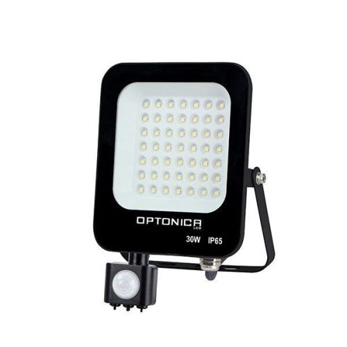  Optonica LED reflektor 30W SMD mozgásérzékelős meleg hehér (5779) 