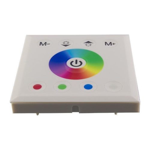  Optonica LED dimmer fali fehér üvegpanel RGB szalaghoz érintő vezérléssel (AC6319) 