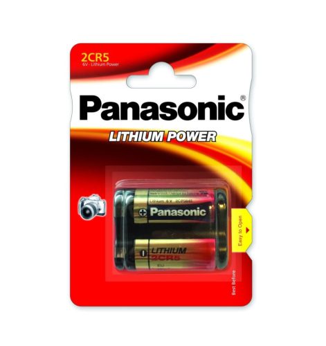  Panasonic 6V 2CR-5L/1BP Lítium fotóelem 