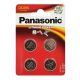  PANASONIC gombelem (CR2016EL / 4B, 3V, lítium) 4db / csomag (CR2016EL-4B) 