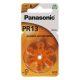  PANASONIC elem (PR13L/6LB, 1.4V, cink-levegő) 6db / csomag (PR13-6LB) 