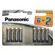  Panasonic 1,5V AA/ceruza tartós alkáli elem (8db/csomag) (LR6EPS/8BW 6+2F) 