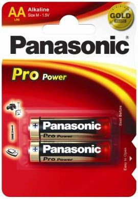  Panasonic 1.5V Alkáli AA ceruza elem Pro power (2db / csomag)  (LR6PPG/2BP) 