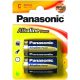  Panasonic 1.5V Alkáli C elem Alkaline Power (2db / csomag)  (LR14APB/2BP) 