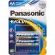  Panasonic 1.5V Alkáli AA ceruza elem EVOLTA (2db / csomag)  (LR6EGE/2BP) 