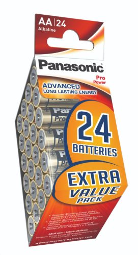  Panasonic 1.5V Alkáli AA ceruza elem Pro power (24db / csomag)  (LR6PPG/24PD) 