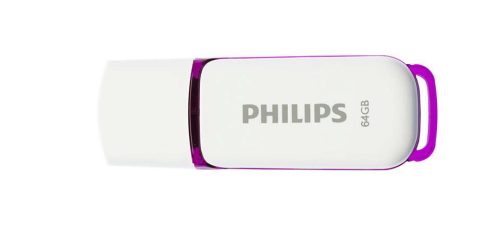  Pen Drive 64GB Philips Snow Edition Purple USB 2.0 (FM64FD70B/00) 