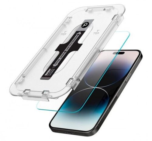  Phoner Apple iPhone 12 Pro Max Master Clear Tempered Glass kijelzővédő fólia felhelyező kerettel (70108) 