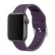  Phoner Clasp Apple Watch csatos szilikon szíj 49/45/44/42mm lila (72528) 