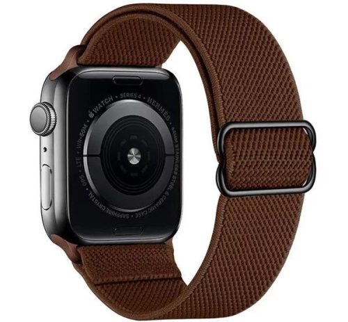  Phoner Dew Apple Watch csatos fonott szövet szíj 38/40/41mm barna (72629) 