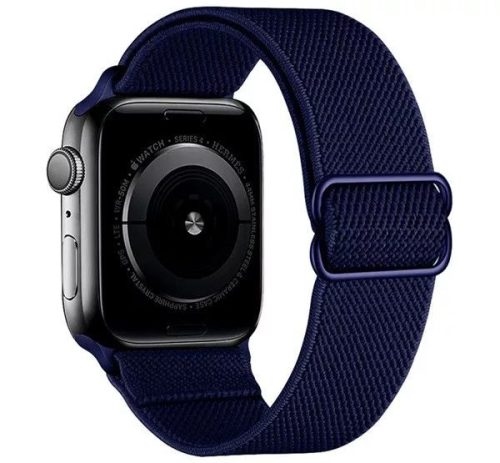  Phoner Dew Apple Watch csatos fonott szövet szíj 38/40/41mm tengerészkék (72627) 