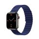  Phoner Rever Apple Watch forgatható mágneses szilikon szíj 41/40/38mm S/M kék (72509) 