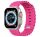  Phoner River Apple Watch 41/40/38 mm szilikon szíj pink (72494) 