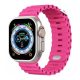  Phoner River Apple Watch 41/40/38 mm szilikon szíj pink (72494) 