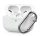  Phoner Simple Apple Airpods Pro szilikon tok akasztóval fehér (PN-CP-P1-3-WE) 