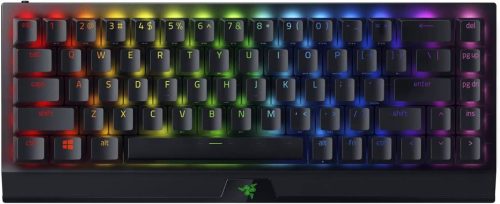  Razer BlackWidow V3 Mini HyperSpeed Yellow Switch US vezeték nélküli billentyűzet fekete (RZ03-03890100-R3M1) 