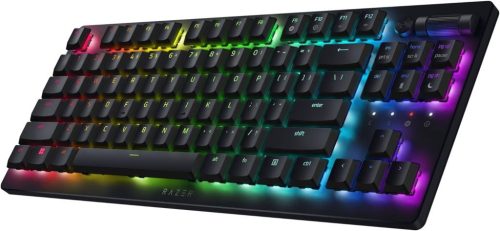  Razer DeathStalker V2 Pro Tenkeyless Linear Optical Switch (Red) US vezeték nélküli billentyűzet fekete (RZ03-04370100-R3M1) 